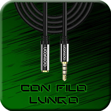 cuffie cavo lungo
